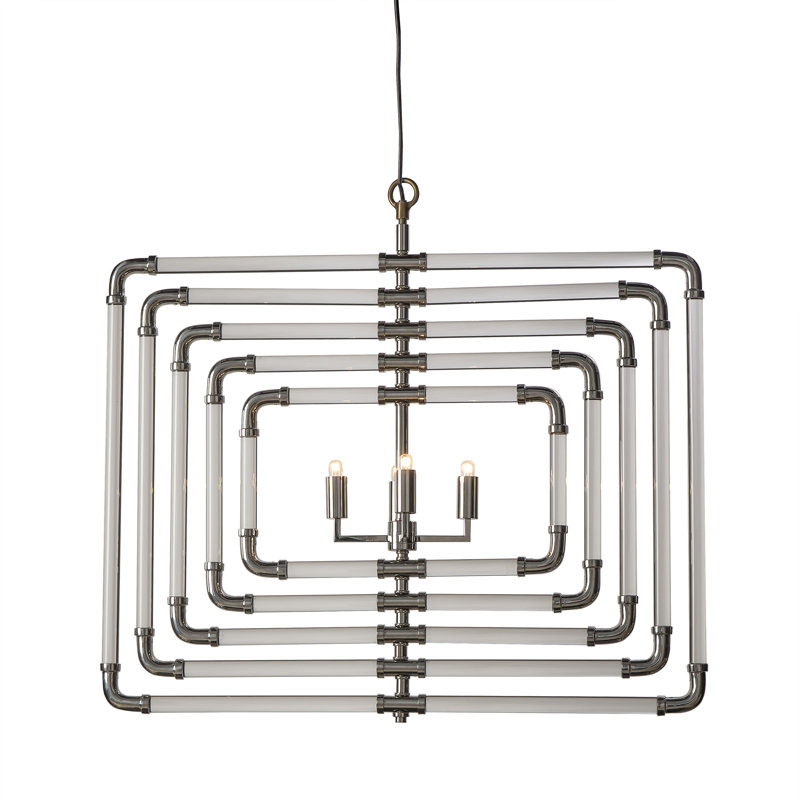 Nellcote 4 - Light Chandelier, Polished Brass