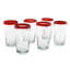6 verres de collection mexicains recyclés-946697835