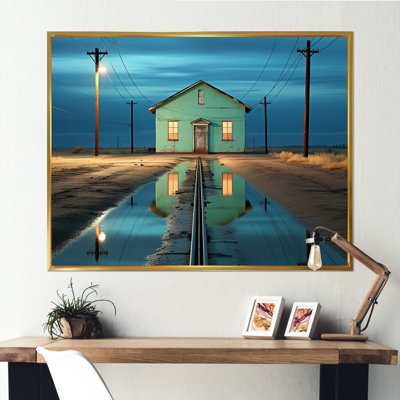 " Turquoise Twilight Industrial III "