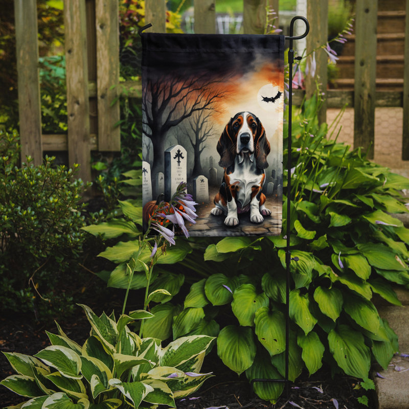 Double Sided 15.5'' H x 11.25'' W Polyester Halloween Garden Flag