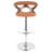Betuel Swivel Upholstered Adjustable Height Counter Stool with Metal Frame-81514670