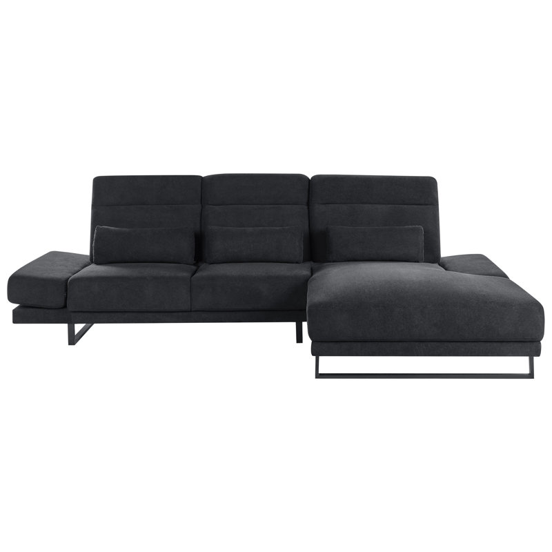 Corner Sofa Bojka 4 Seater Left Hand, Black