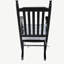 Chaise berçante en bois NOIR, sans passe-partout-203890464
