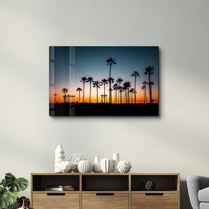 Peinture décorative en verre trempé