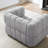 47.6In Oversized Boucle Upholstered Tufted Accent Chair-2070583300