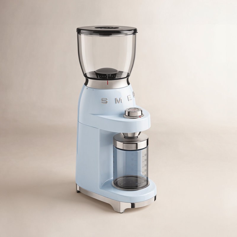 SMEG 50's Retro Style Coffee Grinder, Pastel Blue