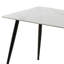 Stone Top Metal Base Dining Table