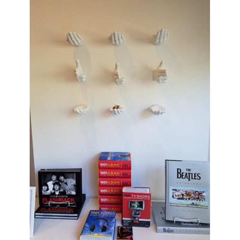 Seren White Bang Bang Wall Mount - 9" long