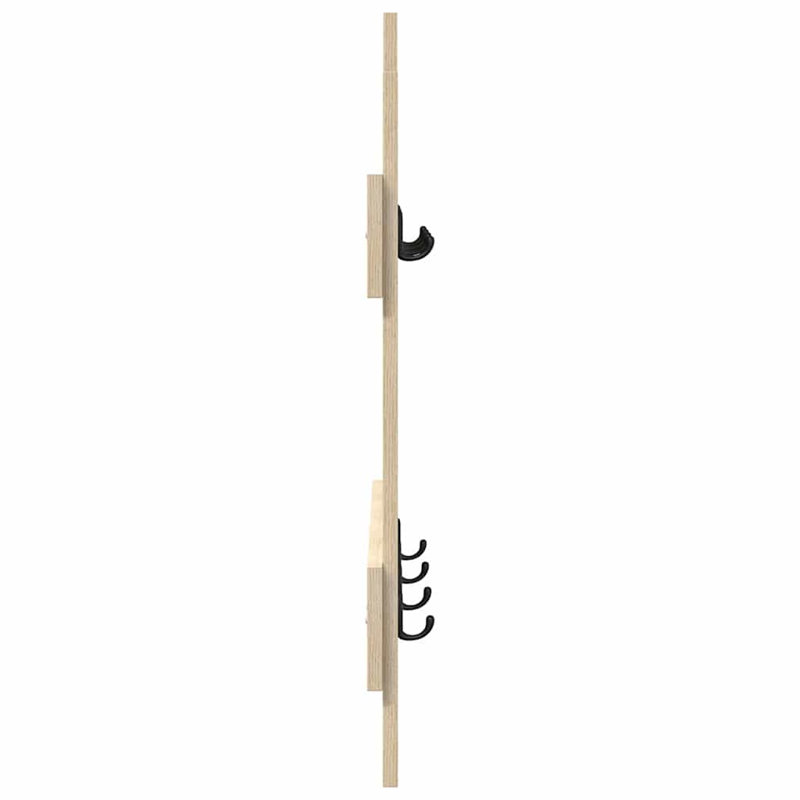Wall-Mounted Coat Rack Wall-Mounted 60 X 3 X 82 Cm, Sonoma Oak