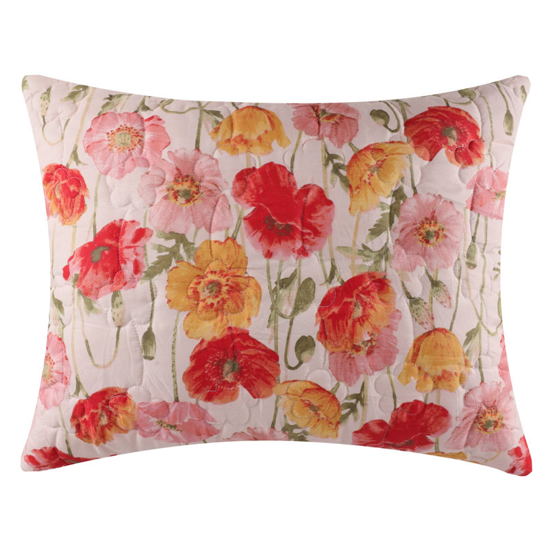 Greenland Home Fasions Breeze Blush Standard Sham, 20x26, Standard