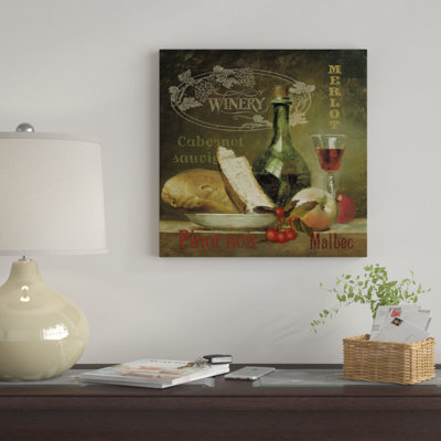 «Wine 1» par Jean Plout - impression sur toile tendue