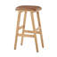 Tabouret en bois rembourré - ensemble de 2-922746060