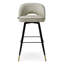 Cliff Upholstered Stool with Metal Frame-1029637396