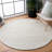 Roque Flatweave Wool Light Brown/Ivory Area Rug-1016925482