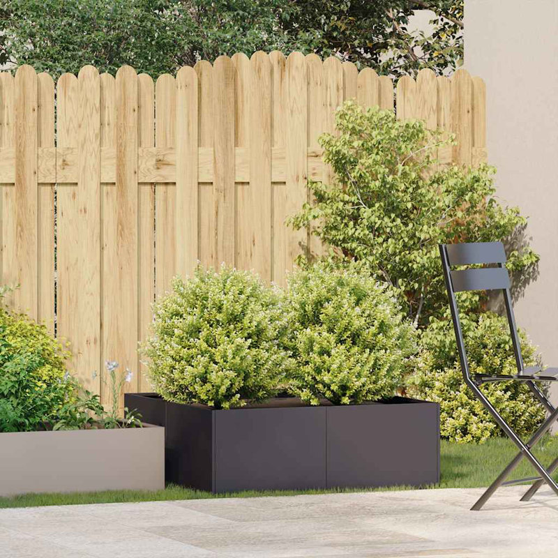 Planter Box, Black, 30cm H x 80cm W x 80cm D