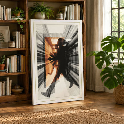 Figure in Motion Modern - Wrapped Canvas
