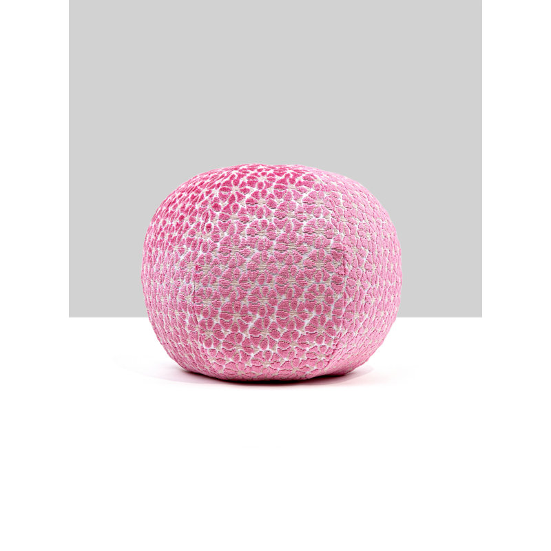 Circular Pillow Cover & Insert, Pink