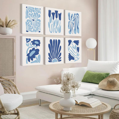 6 Piece Wrapped Canvas Print