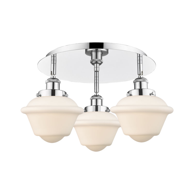 Plafonnier encastré Grourke, Blanc mat, Chrome poli