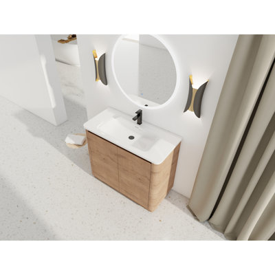  Rangement de meuble-lavabo autoportant 40 po Nordic Minimalist