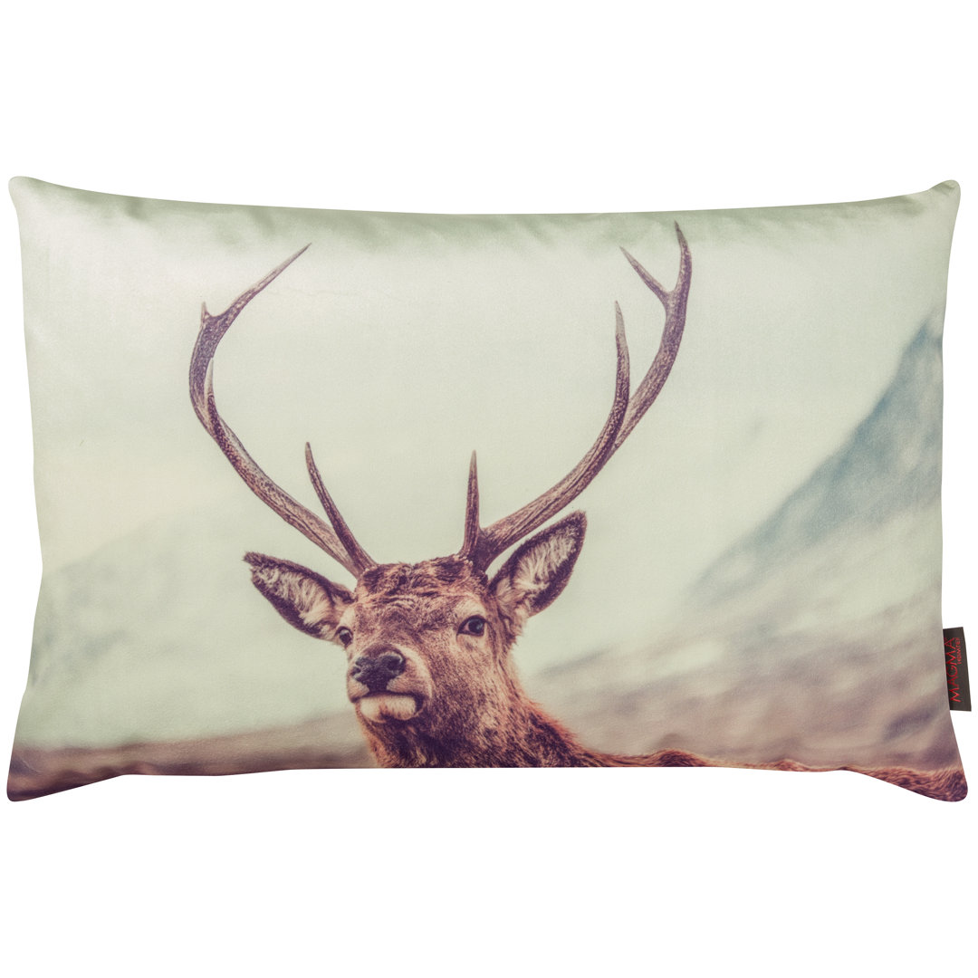 Into The Wild Deer Lumbar Pillow Gouchee Home