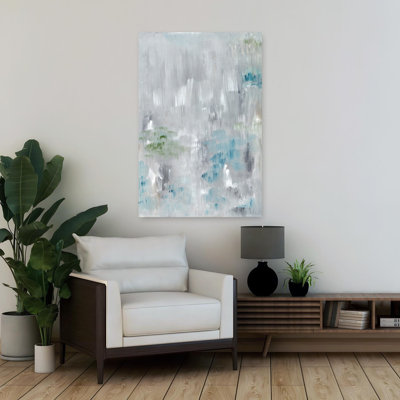 Serene Abstract Brushstrokes Abstract Ethereal Modern Wall Art