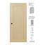 Porte intérieure standard préfinie en bois massif manufacturé 1 panneau Shaker-94384073-94384054-94591425
