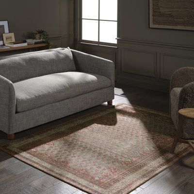Rectangle rouge traditionnel traditionnel 9 pi 6 po x 13 pi 6 po Stellina AMT02 Jaipur Living House