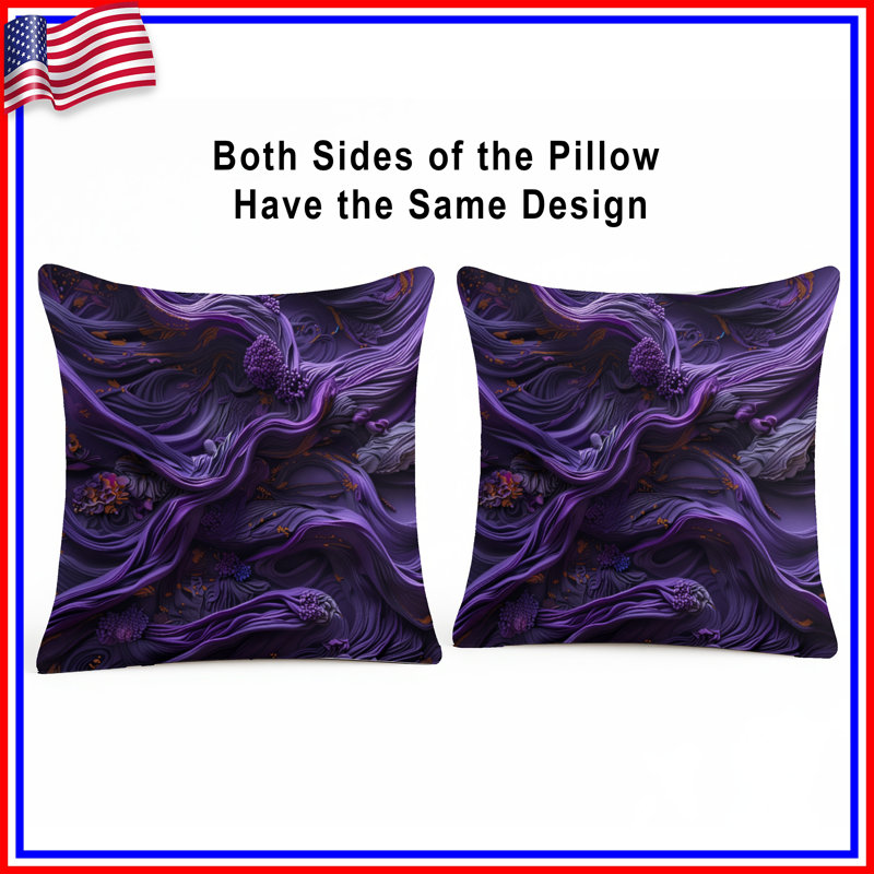 Coussins Intricate Swirls, 16 po x 16 po