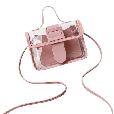 Clear Purses For Women & Men-PVC Messenger Handbag Transparent Crossbody Purse Bag For Concert Sports Events & Amusement
