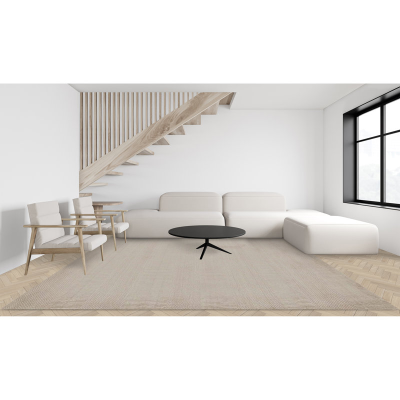 Hand Woven Wool Area Rug, Runner 2'6" x 12'