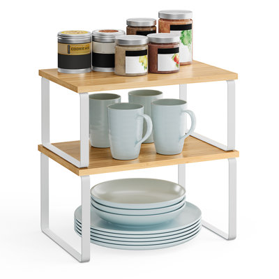 Frame Mounted Spice Rack with Adjustable Racks