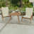 21" x 38" Outdoor Chair Cushion with Ties and Loop-1830549886