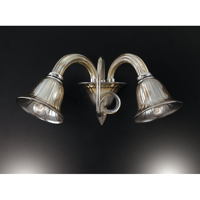 Glass Armed Sconce