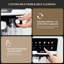 20 Bar Self-Cleaning Espresso Machine with Milk Frother | 1450W Coffee Maker, 2L Water Tank & 500ml Milk Tank, LED Screen for Cappuccino & Latte