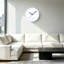 Horloge murale bleue de salon Klein