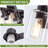 14'' 2-Light Oil Rubbed Bronze Bathroom Vanity Light with Glass Shade-814289387-821578192