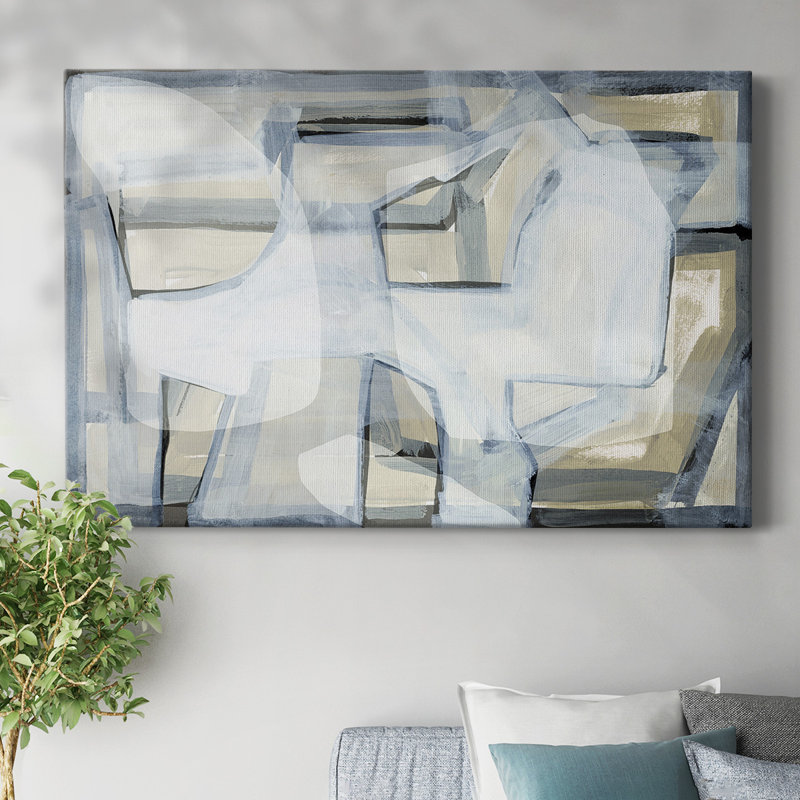 B&W II-Gallery Wrapped Canvas, 24" H x 36" W