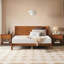 Base de lit en bois massif Bilal Mid Century-1904663217-1904663216