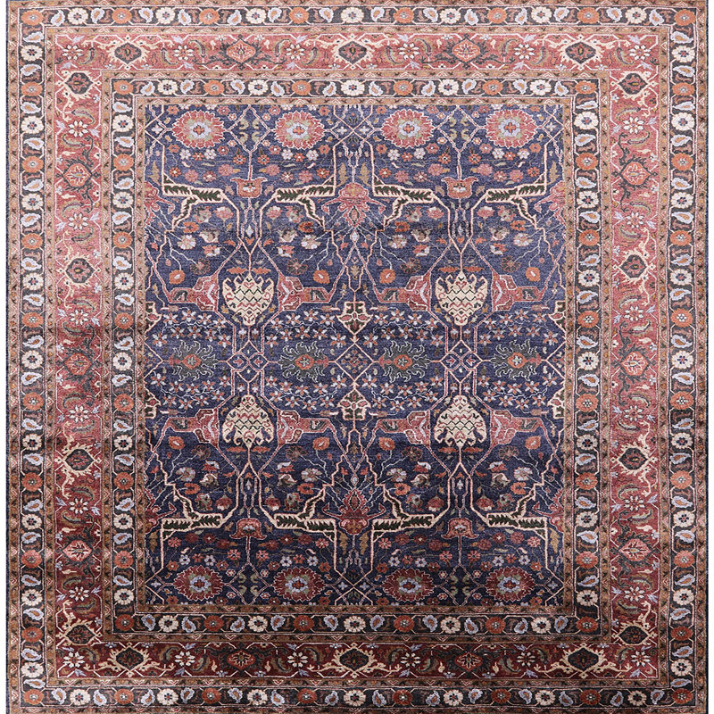 Oriental Indoor Rug, Square 4'