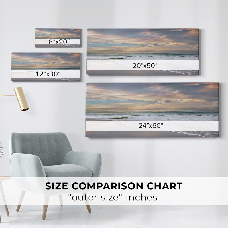 " Soft Twilight ", 20" H x 50" W x 1.5" D