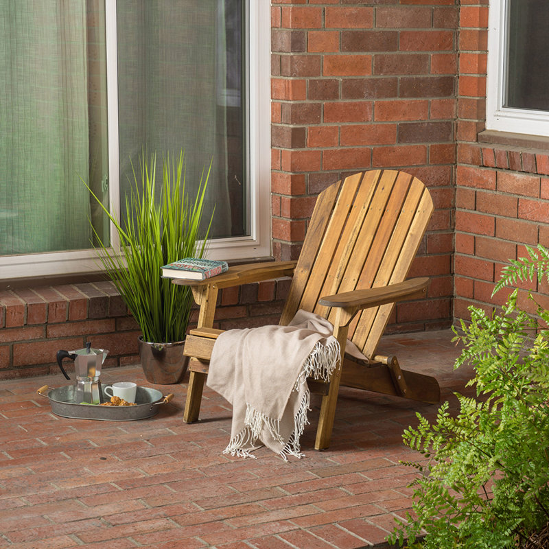 Chaise Adirondack pliante Vejle, Brun