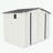 Outdoor Metal shed with side Window and Lockable Door-113586779