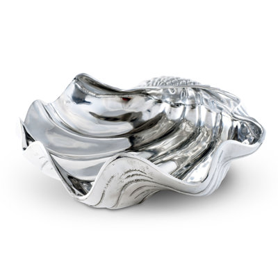 Arthur Court Designs Coastal Aluminum Serving Bowl