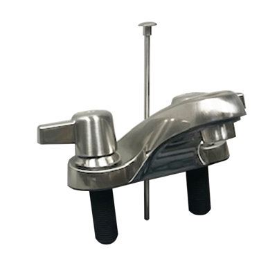 Two Handle Lavatory Faucet In Brushed Nickel Finish