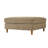 Upholstered Camel Square Corduroy Ottoman with Solid Wood Legs, Single Ottoman Modular Part For Sectional Sofa-113296803