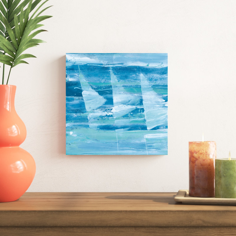 Voile d'été I bleu, H 12 po x l 12 po