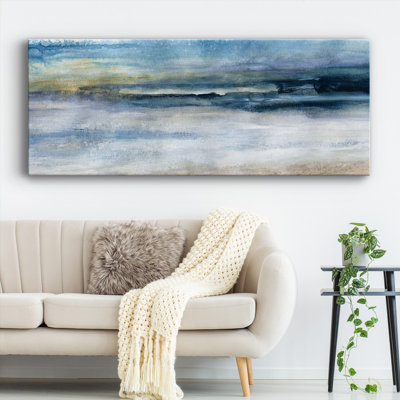 Vent et eau - peinture sur toile tendue
