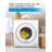 CCPDW Series Commercial Care 3.5 Cubic Feet Electric Dryer 120V Front Loading Dryer Machine Holds Up To 13.2 lbs