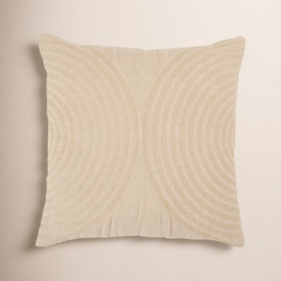 Harto Embroidered Throw Pillow